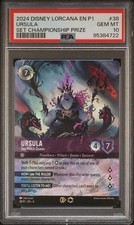 2024 DISNEY LORCANA EN P1-PROMO 38 URSULA - SEA WITCH QUEEN PSA 10 - POP 271