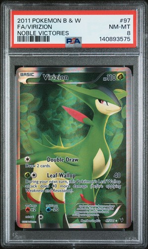 Virizion graded PSA 8 for sale on eBay