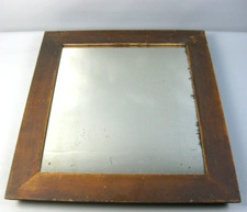 Biedermeier Wandspiegel Spiegel Holzrahmen mit Initialen alt antik 19. Jh.