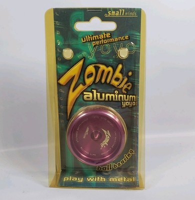 Zombie YoYo by Small Minds. CNC Machined Aluminum, Ball Bearing yoyo. Purple