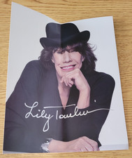 8 Inch x 11 Inch Lily Tomlin Photo Autographed Signed