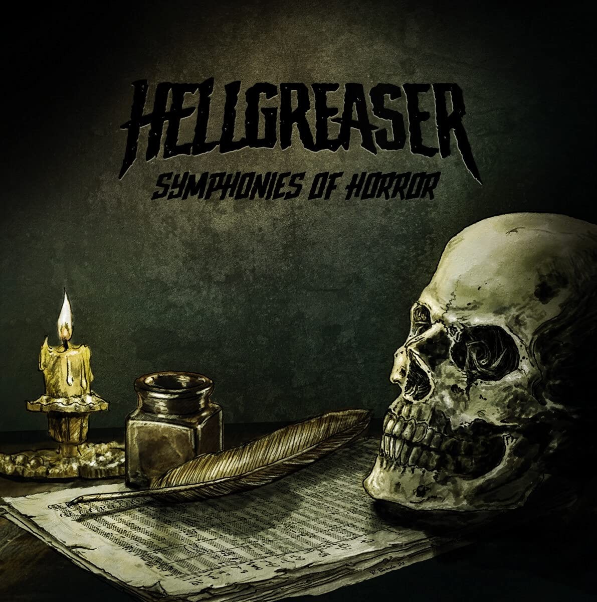 Hellgreaser Symphonies of Horror (Ltd. Прозрачный/черный (винил) (ИМПОРТ из Великобритании)