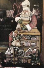 Tole Painting Pattern Packet: Father Baker Christmas Board by Lynne Andrews