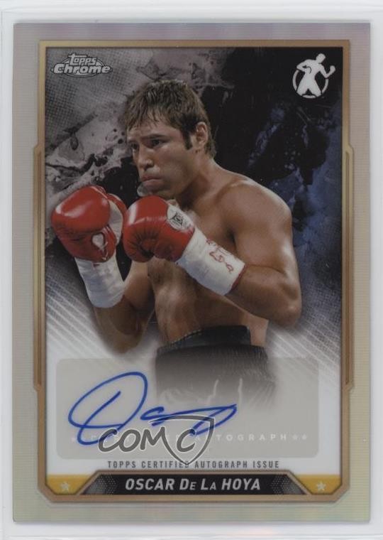 2024 Topps Chrome Chrome Auto Oscar De La Hoya #CBA-ODL Auto 1fl4