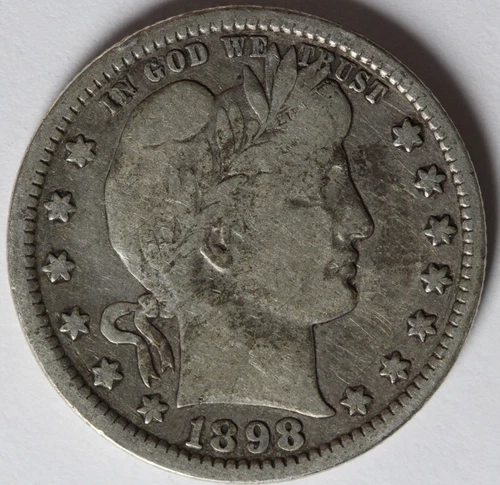 F 1898 Barber Quarter