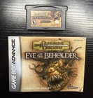 Dungeons & Dragons Eye of the Beholder Nintendo Game Boy Advance Game GBA Tested