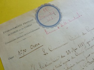 Pierre SAVORGNAN de BRAZZA (1852 1905) Explorateur CONGO brazzaville. AUTOGRAPH
