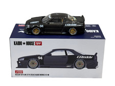 Kaido House Nissan Skyline GT-R (R34) Kaido Works GReddy V2 Black Carbon 1/64
