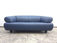 De Sede Ds 91 designer sofa leather sofa couch blue-grey couch Desede