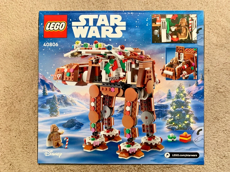 New LEGO Star Wars Gingerbead AT-AT Walker - LEGO 40806 - NIB - FREE SHIPPING! - Image 2 of 4