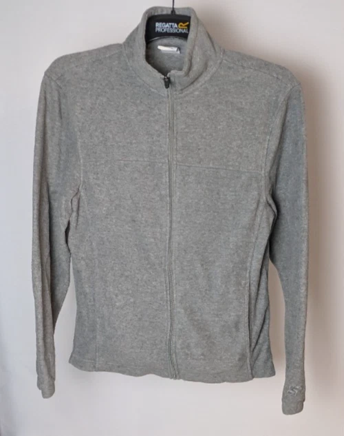 Starter Fleece Jacket Grey Full Zip Small Mens Sportswear 90s