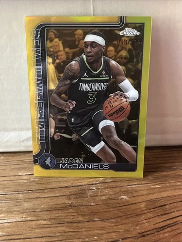 2025 Topps Jaden McDaniels Base (Raw)