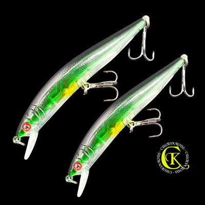 2x 10.5cm Twitchbait Swimbait Wobbler Hardbait Lures Runner Walleye Perch
