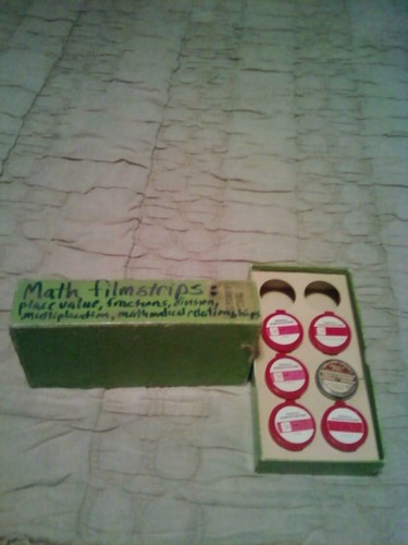Vintage boxed educational filmstrips - your choice from a variety pictured here