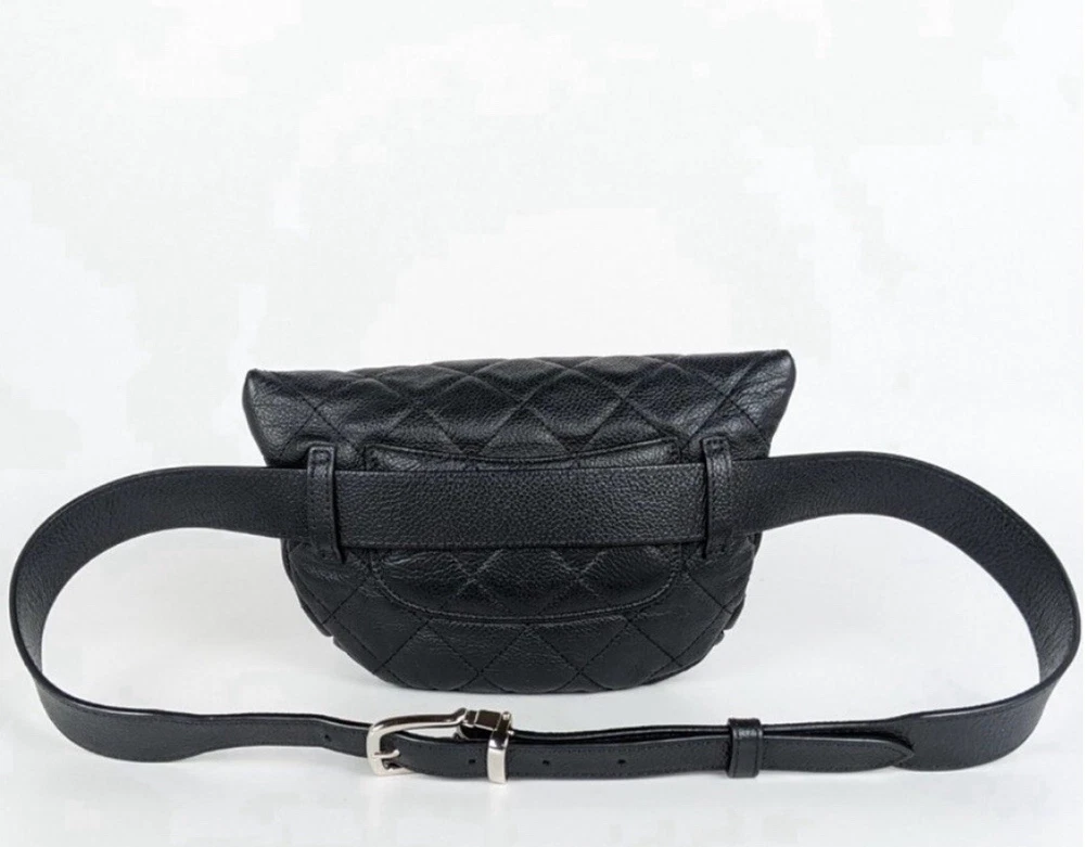 Chanel Quilted Belt Bag with Classic CC Logo