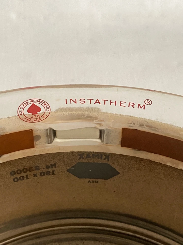 ACE Glass 2600mL Instatherm Oil Bath Low Form w/ Connecting Cord 9601-18 9698-16 Foto 2 de 4