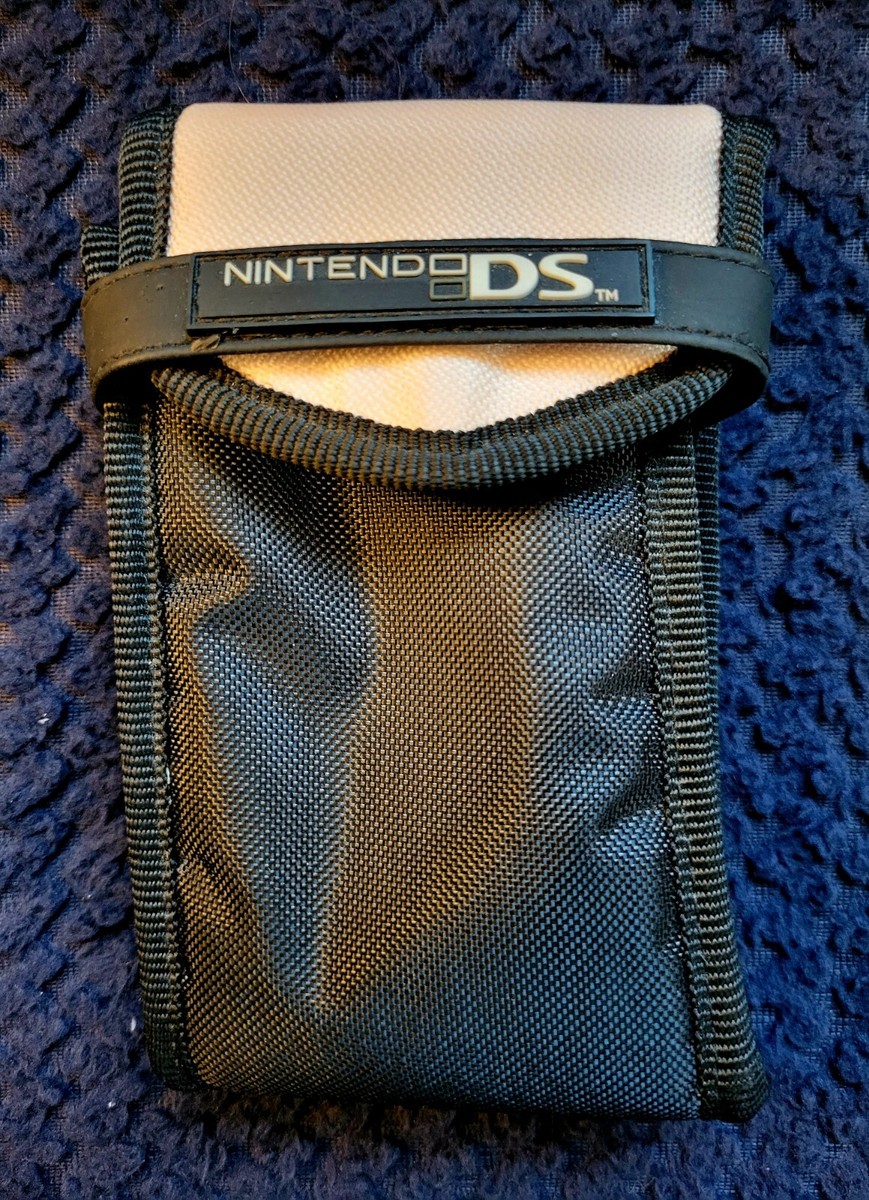 Official Nintendo DS lite Soft Carry Case Travel Bag Black and Pink
