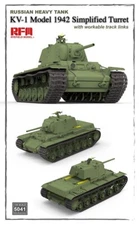 Rye Field Model #5041 1/35 KV-1 Model 1942 Simplified Turret w/Workable Track