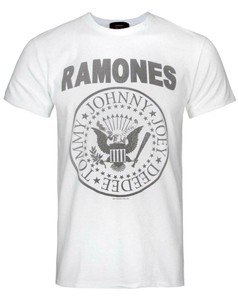 camiseta ramones blanca