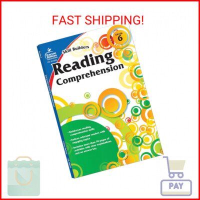 Carson Dellosa Skill Builders Reading Comprehension 6th Grade Workbook, Fiction 