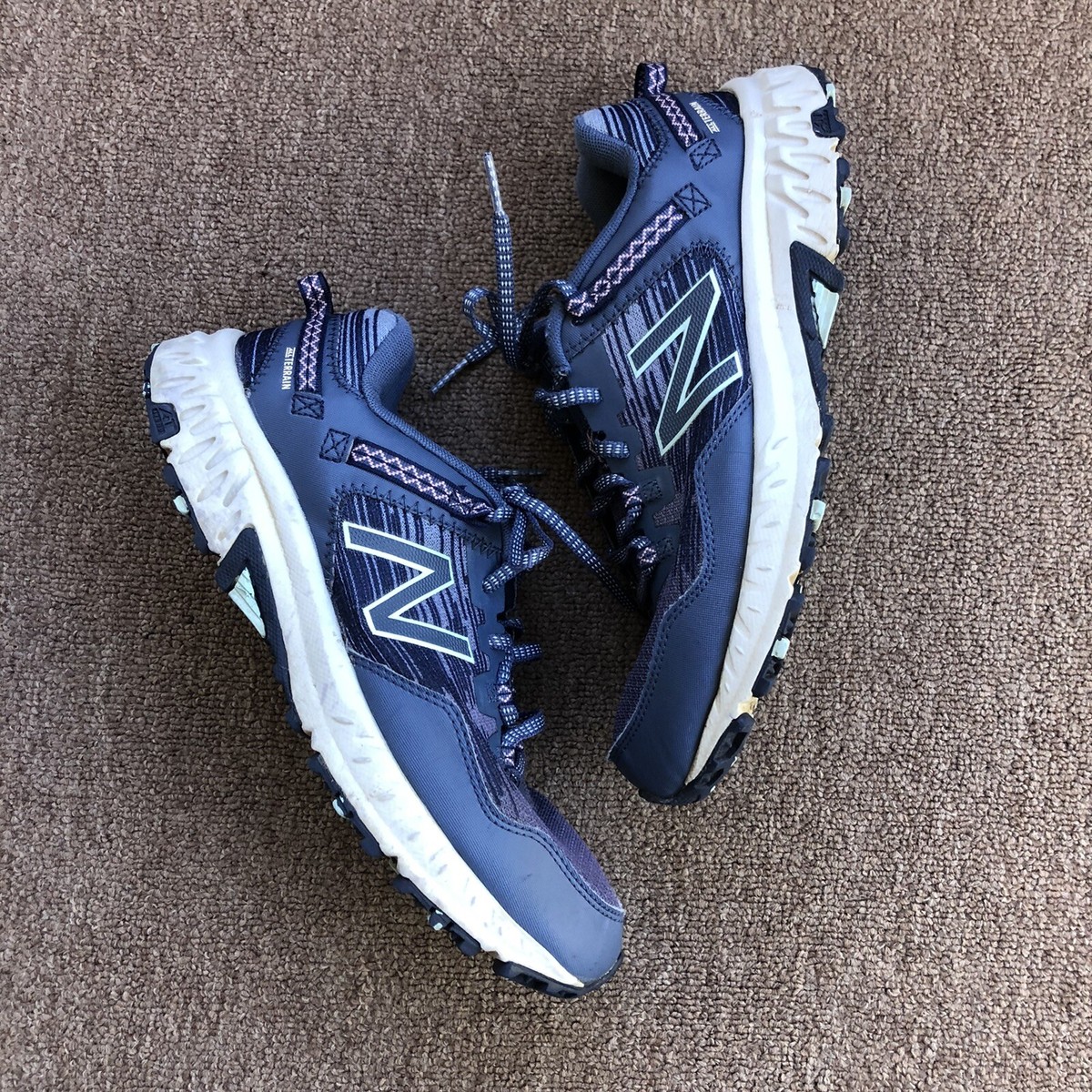 new balance womens 9.5 all terrian blue mint pink running athletic