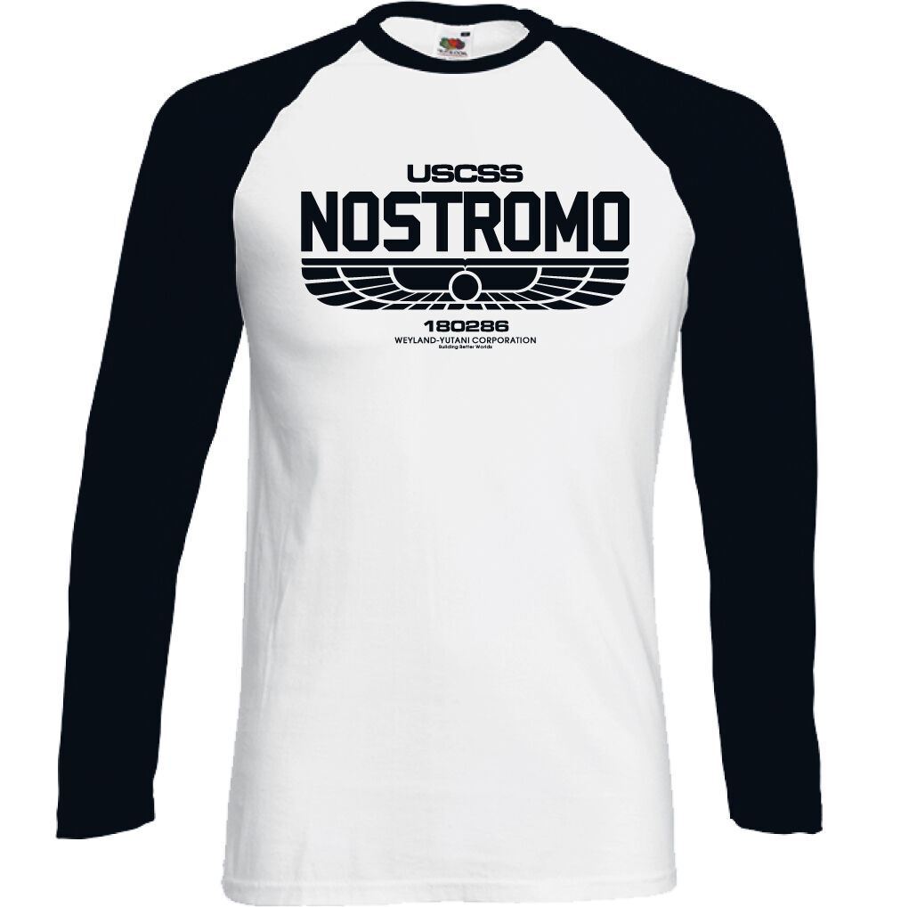Nostromo T-Shirt 180286 Mens Alien Film Movie USCSS Weyland-Yutani Sci ...