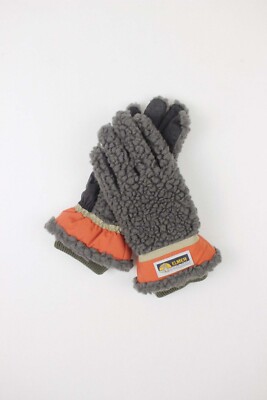 ELMER Herren Teddy Marke-Patch Wollhandschuhe - Khaki_Grau Gr.: XL