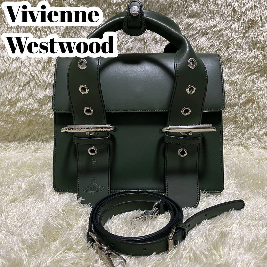 Vivienne Westwood 2Way Alex Shoulder Bag Green | eBay