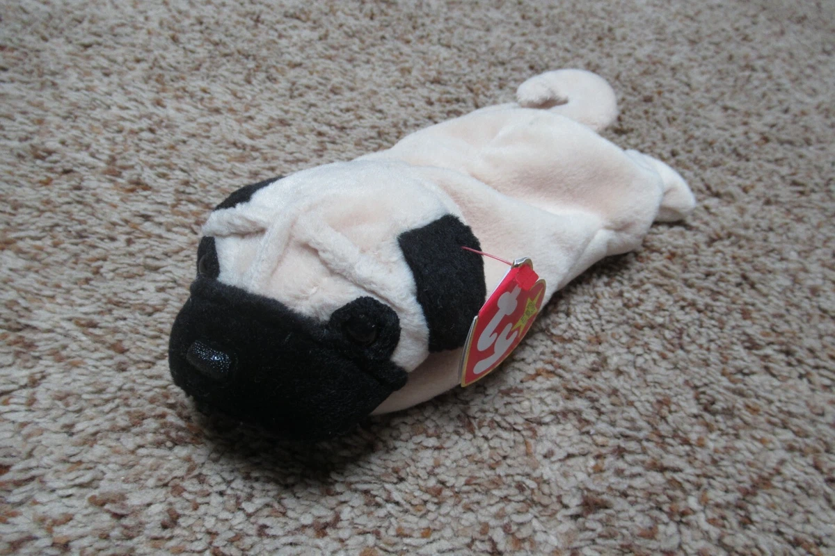 Pugsly beanie hotsell baby value