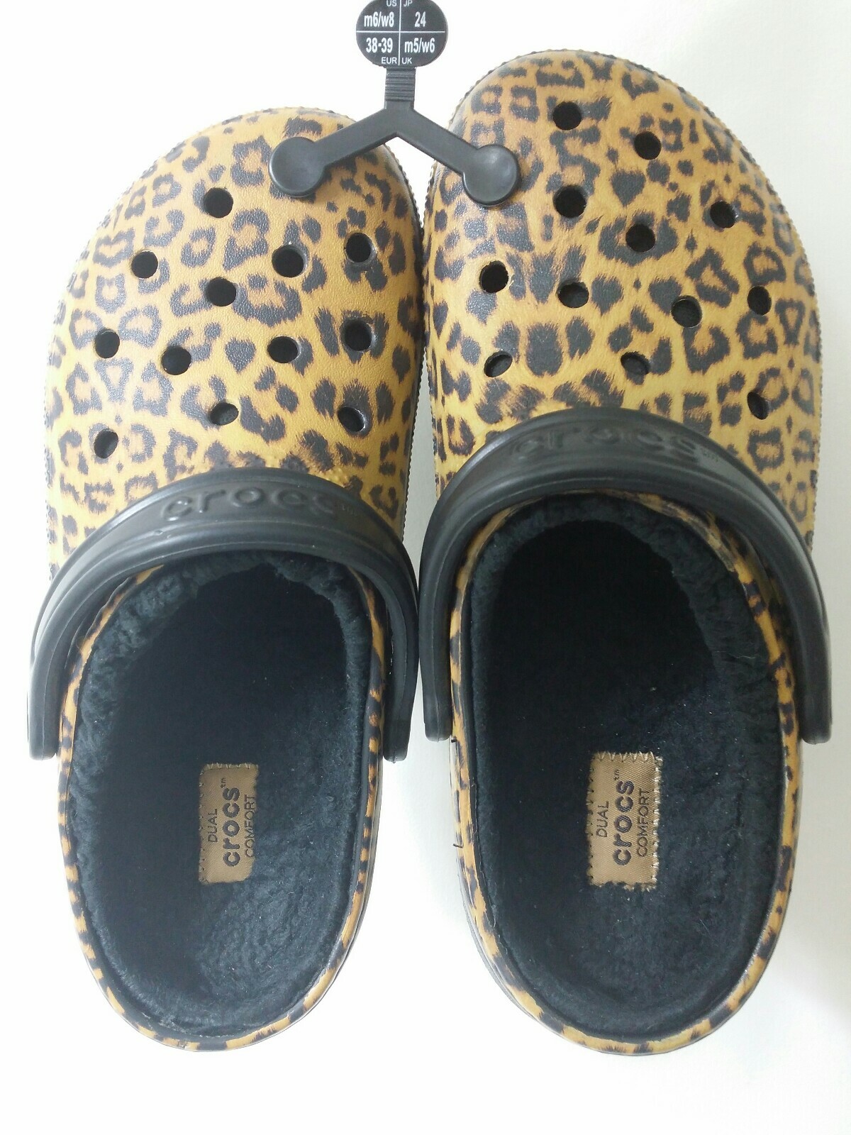 mens fur lined crocs uk