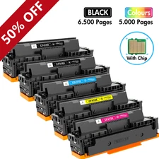 Toner for HP 410A 410X CF410A CF410X Lot Laserjet Pro MFP M477fnw M477fdw M452dn