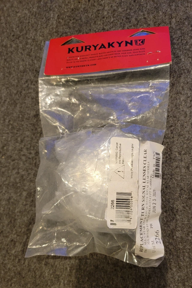 Kuryakyn Replacement Lenses - Clear 2266 - Image 2 of 3