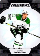 2022-23 UD Credentials Hockey Jason Robertson #29 Dallas Stars