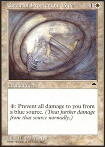 Circle of Protection: Blue x4 - Tempest - NM-Mint, English - Tempest