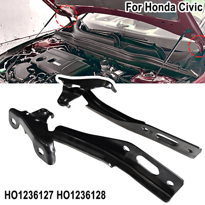 2Pcs Car Hood Hinges Left Right Side For 2012-2015 Honda Civic 60120TR0A00ZZ