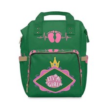 It's A Girl Multifunctional Diaper Backpack IAG2