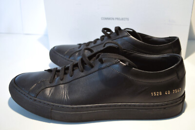 Common Projects Original Achilles Low Black Sneaker Größe 40 schwarz