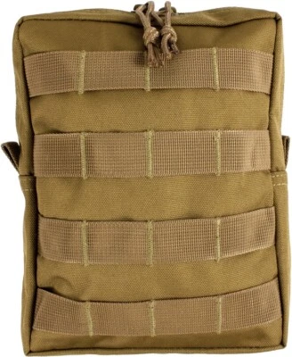Red Rock Outdoor Gear Large MOLLE Utility Pouch Coyote Internal Loops MOLLE
