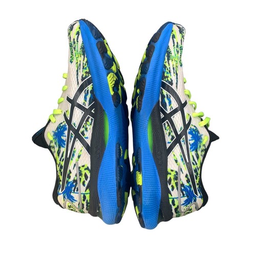 Scarpe da corsa ASICS Gel-Nimbus 24 - Uomo taglia US 7 (EU 40) - stampa giallo/blu - Foto 6 di 10