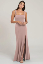 JENNY YOO - JENNER GOWN - PRE OWNED - BRIDESMAID GOWN - COLOR FIG SIZE 2