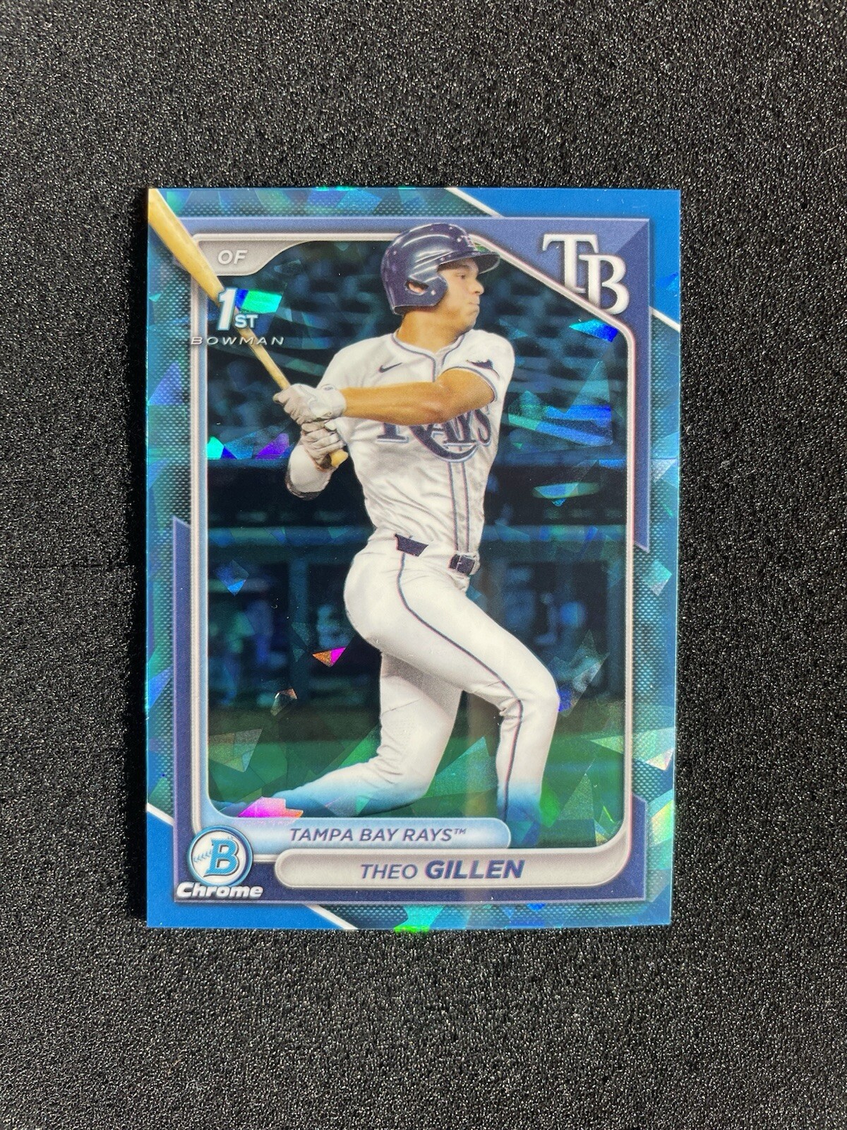 2024 Bowman Draft Sapphire Theo Gillen 1st Chrome Tampa Bay Rays #BDC-73