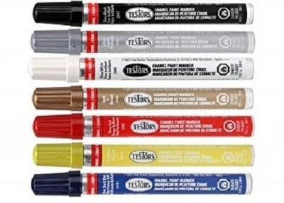 TESTORS ENAMEL PAINT MARKER Pen Multi Purpose & Surface HOBBY Craft ~PICK COLOR~