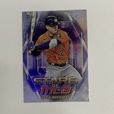 2023 Topps Series 1 Baseball Card #SMLB-8 ALEX BREGMAN Stars Of MLB Astros