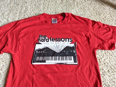 Vintage ''The Hard Lessons'' Band T-Shirt Detroit Michigan 00's Indie Rock Size M