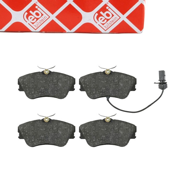 Febi BremsbeläGe + Warnkontakt FüR Vw Transporter California T4 Pr-Nr. 1LP Vorne-image
