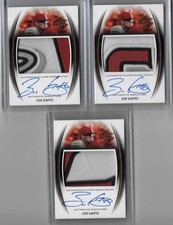 2014 Leaf Trinity Joe Gatto Bronze 3 Color Patch Auto RC Angels - BM