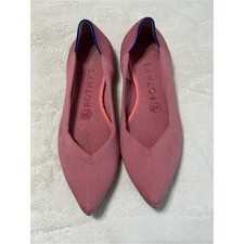 Rothy s The Point Dusty Rose Pink Knit Pointed Toe Flats Women s Size 7