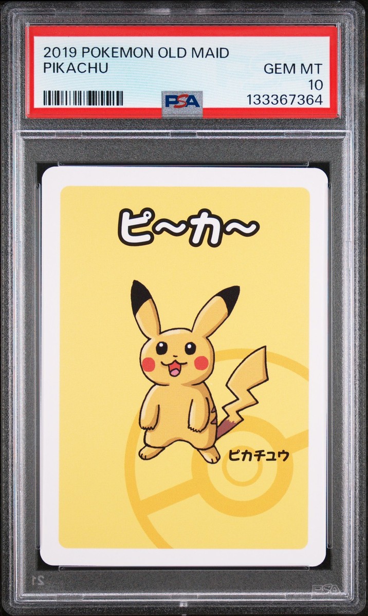 2019 POKEMON OLD MAID PIKACHU PSA 10 | eBay