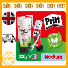 Pritt Glue Stick, Safe & Child-Friendly Craft Glue for Arts & Crafts Activities.