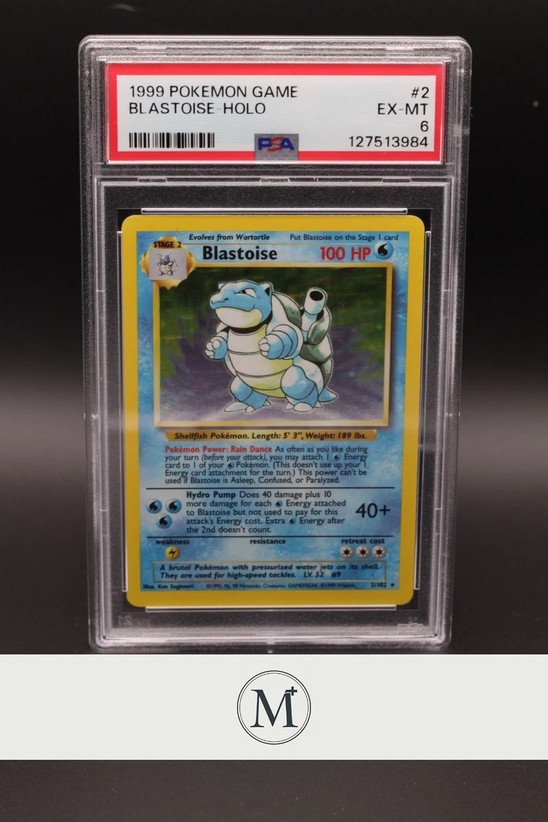 Pokémon Blastoise Pokémon TCG Base Set Individual Collectable Card